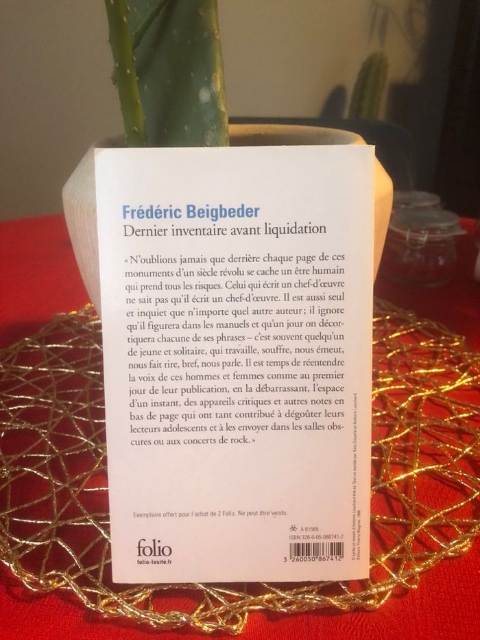 Dernier inventaire avant liquidation - Frédéric Beigbeder - photo numéro 2