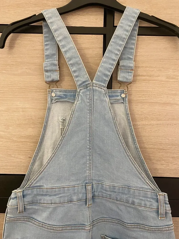 Salopette jeans Monoprix Taille 12 ans - photo numéro 15