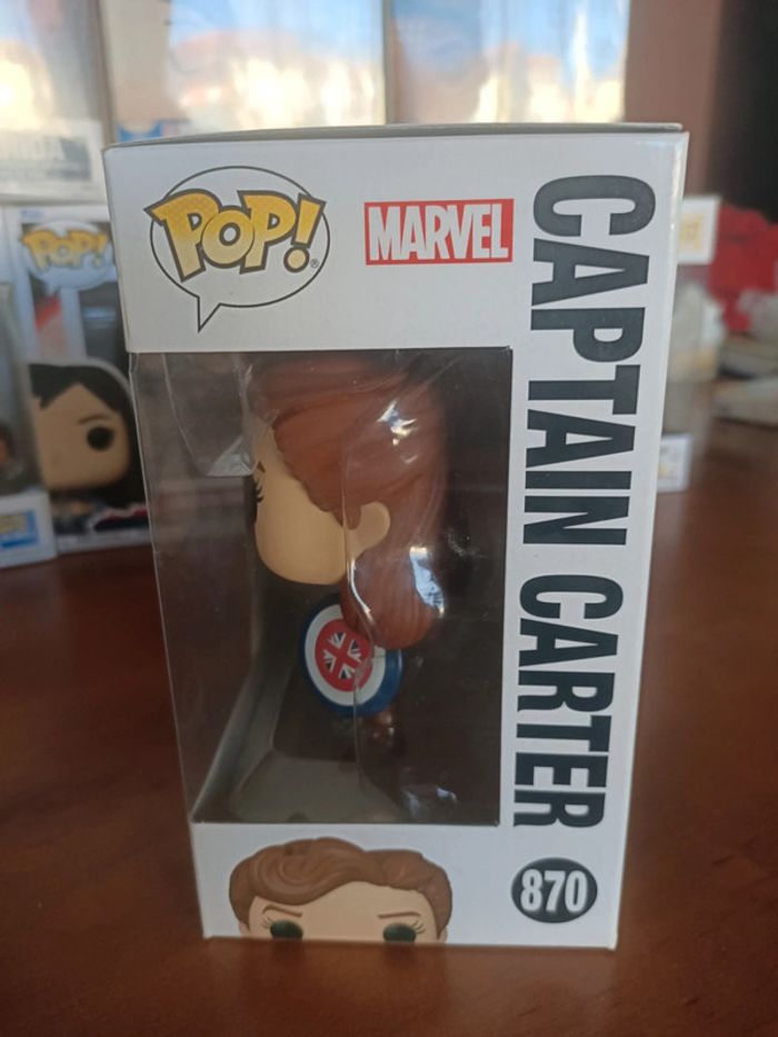 Figurine funko pop Marvel studios what if n°870 captain carter - photo numéro 2