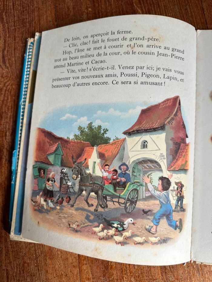 Lot de 2 livres très anciens vintage Martine Casterman collection Farandole au parc à la ferme - photo numéro 7