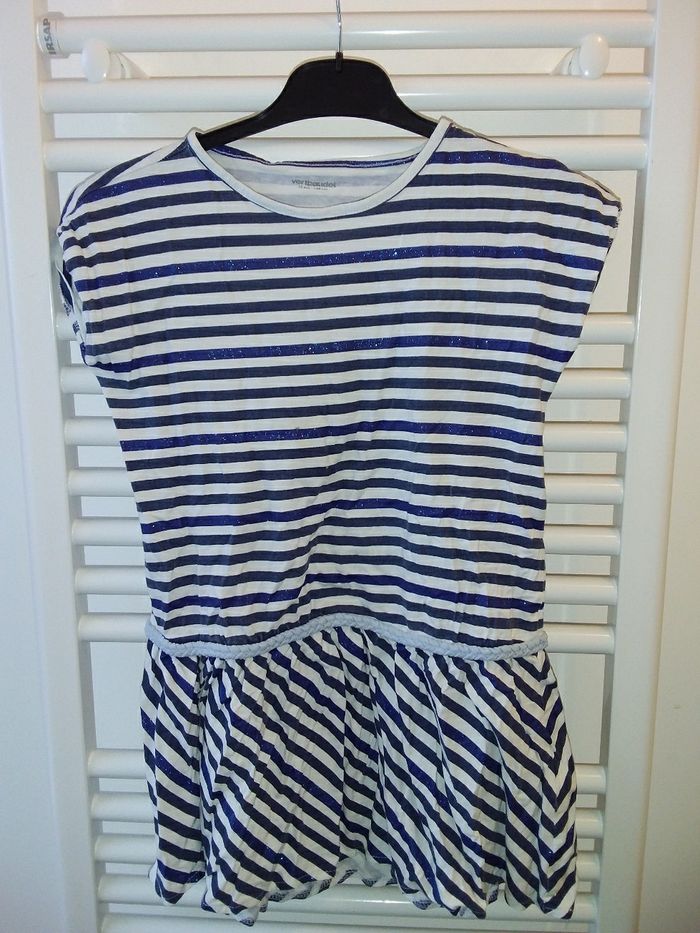 Tunique bleu pailletée