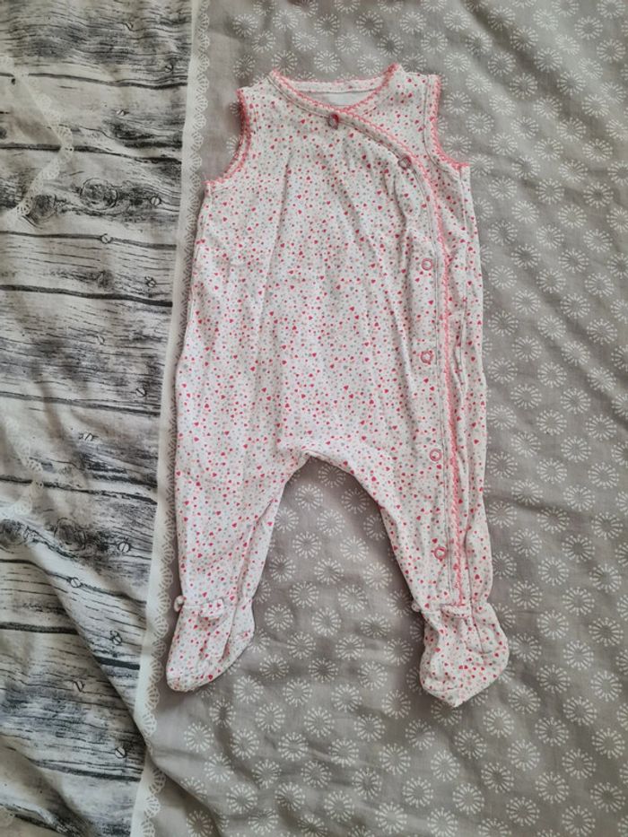 Pyjama fin sans manche fille 3 mois mon premier major