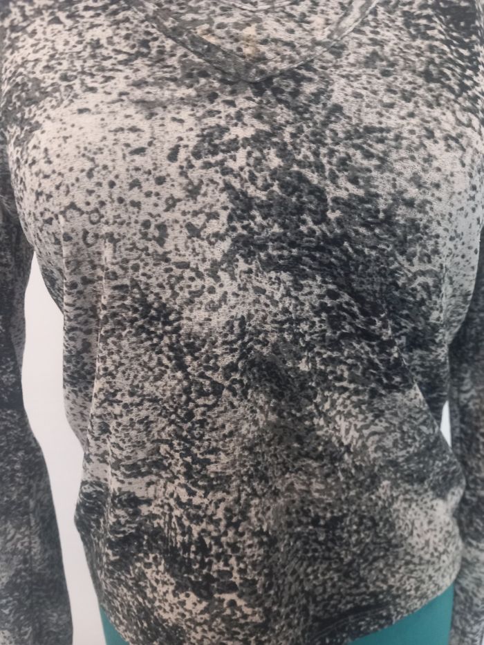 Haut habillé tacheté tons gris Jacqueline Riu - photo numéro 4