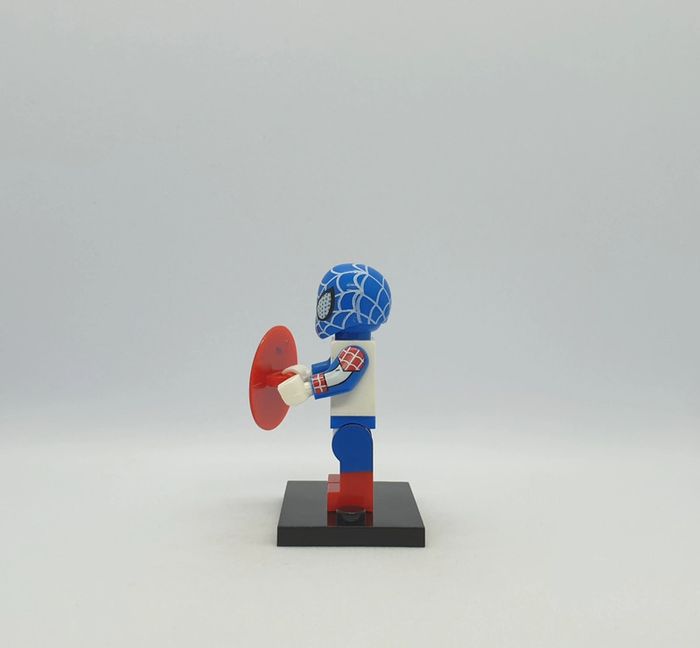 🕸 Figurine Marvel - Spider-Man Captain America - (Style Lego) 🕸 - photo numéro 2