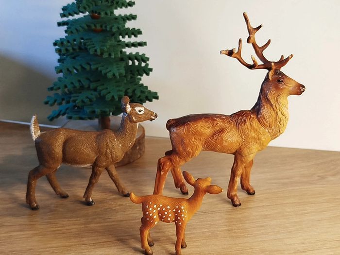 Schleich Papo Mojo famille cervidés figurine animal de la forêt - photo numéro 6