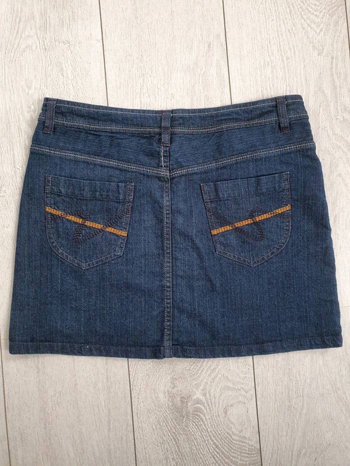 Mini Jupe Effet Jeans - photo numéro 2