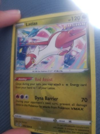 Carte Pokémon latias