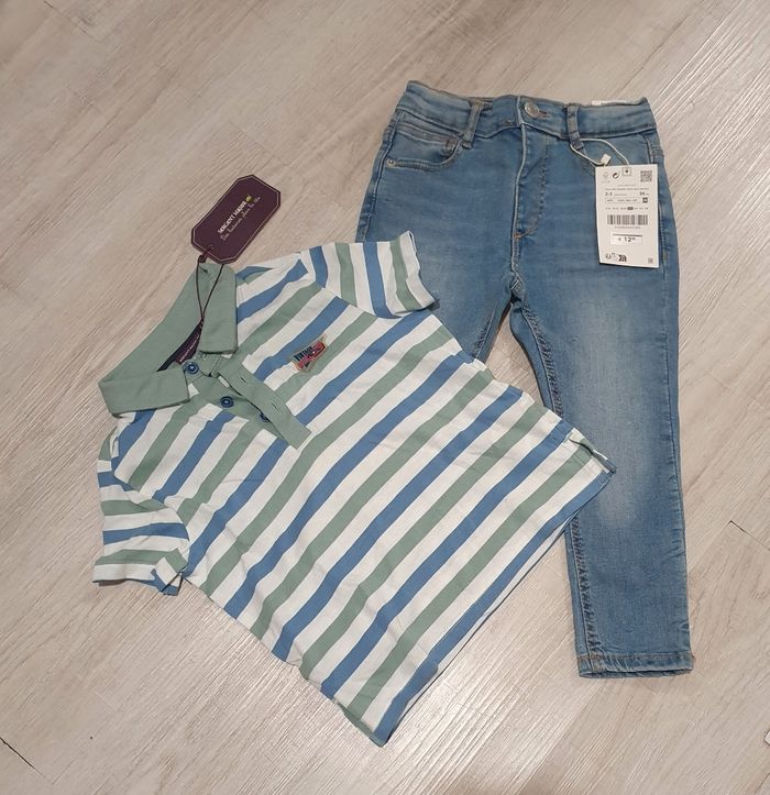 Lot de 2 vêtements neufs garcon taille 2 ans - photo numéro 2