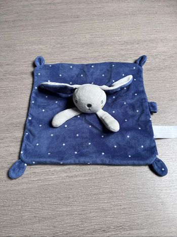 Doudou Simba Toys lapin bleu neuf sans étiquette