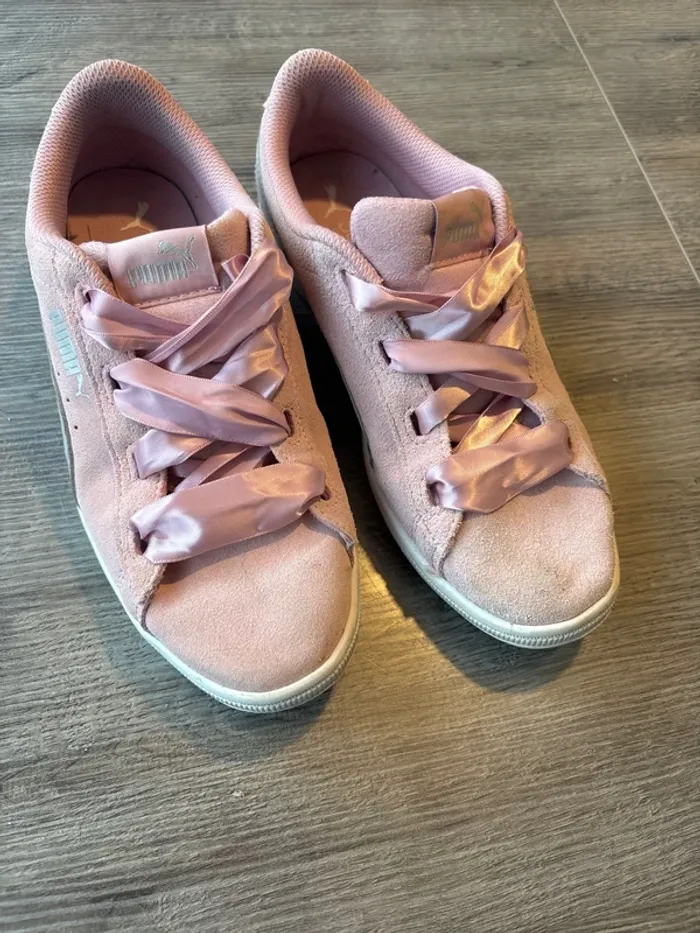 Basket puma rose pale taille 39 - photo numéro 2