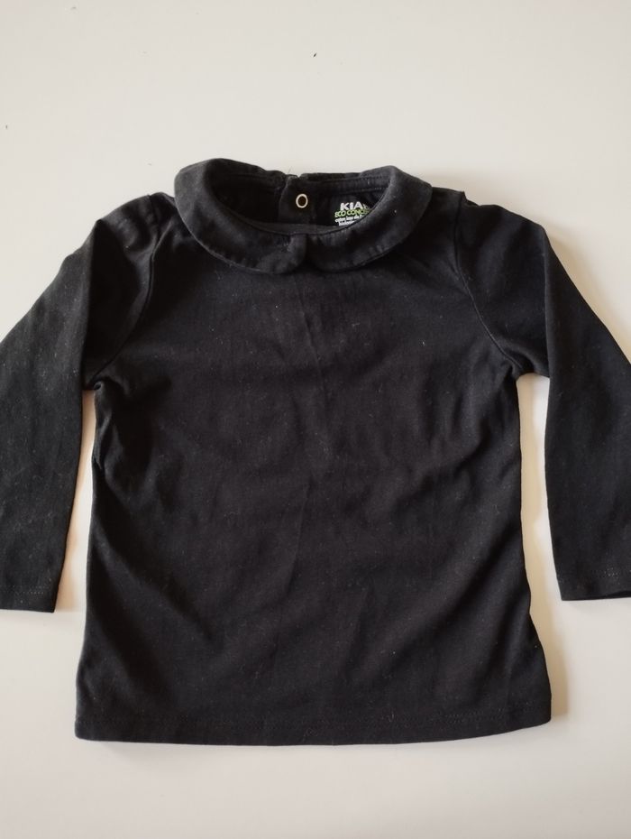 Tee shirt manches longues fille 18 mois