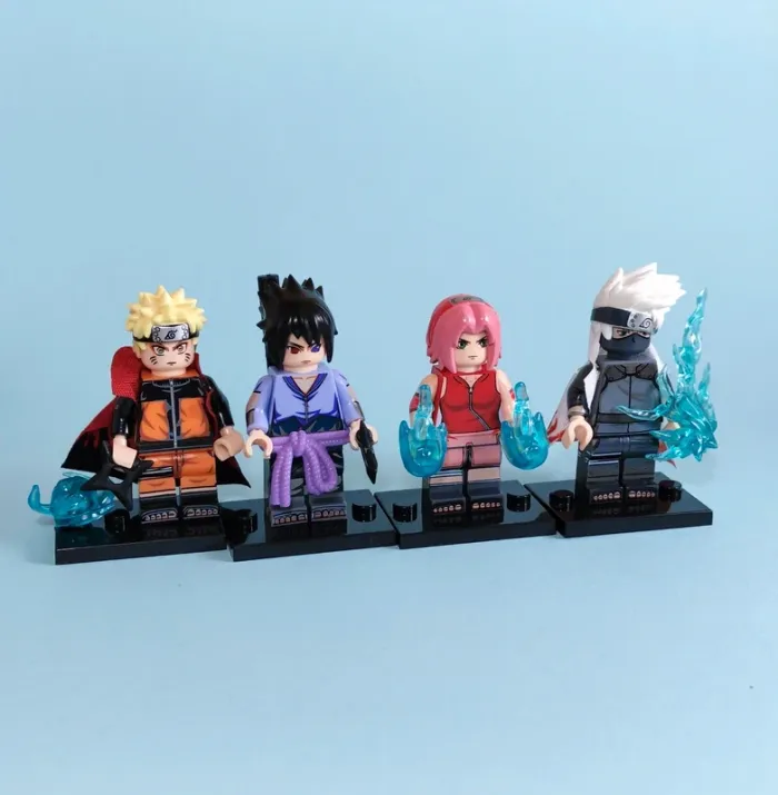 Naruto la grande guerre ninja - lot de 11 mini figurines au format Lego - photo numéro 2