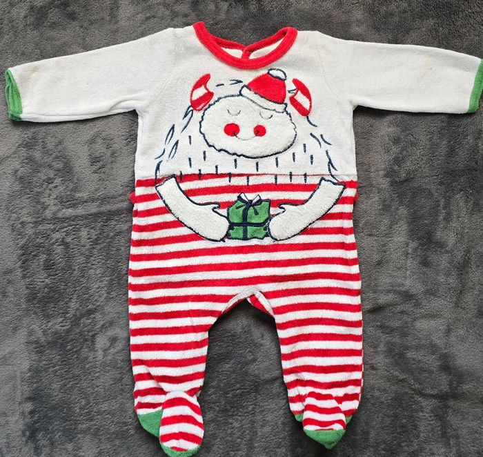 Lot de pyjamas bébé thème Noël - photo numéro 4