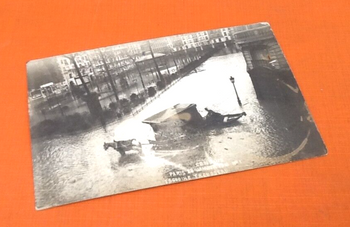 Photographie Martinez Faubourg Saint-Antoine Paris  Inondations 1910