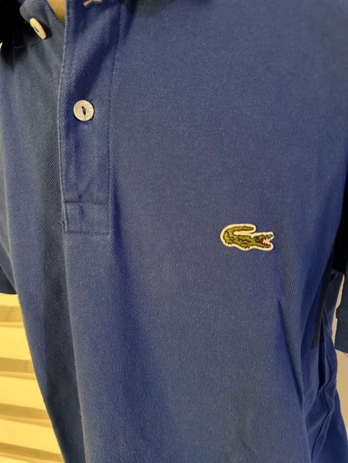 Polo Lacoste bleu - photo numéro 3