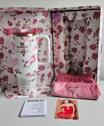 Stanley × LoveShackFancy 1,2L – Édition limitée Roses – Neuve