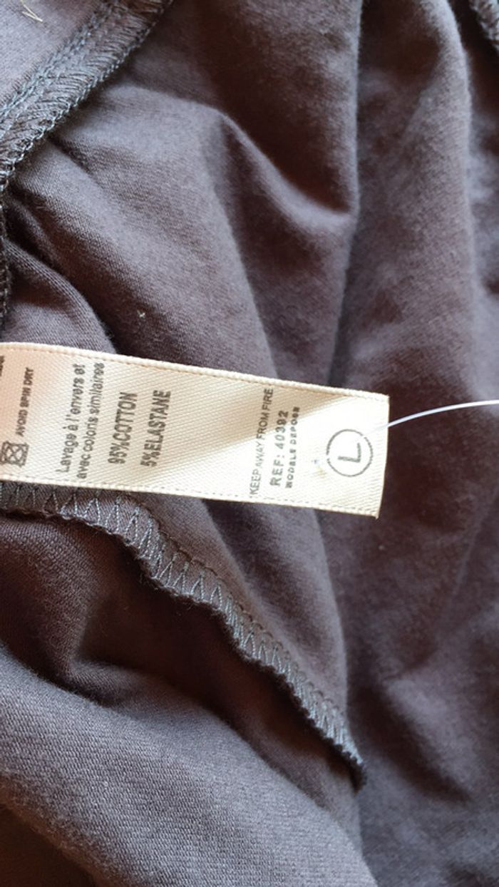 Short dentelle gris neuf taille L - photo numéro 4