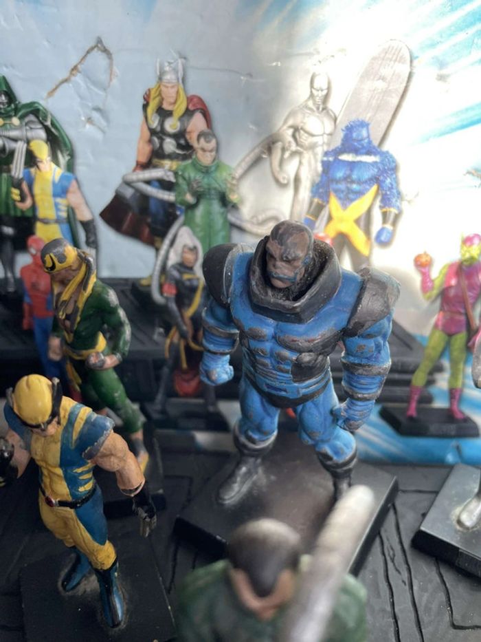 Figurines Marvel en Plomb + Soccle Vintage - photo numéro 5
