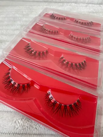 Lot 4 paires de faux cils naturelles