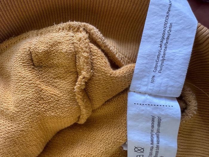 Sweat à capuche Tape à l'Œil taille 8 ans (128 cm) - Moutarde - Petites taches - photo numéro 5