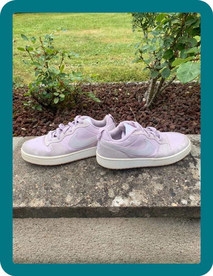 Basket / Sneakers Nike court borough low (GS) - photo numéro 3