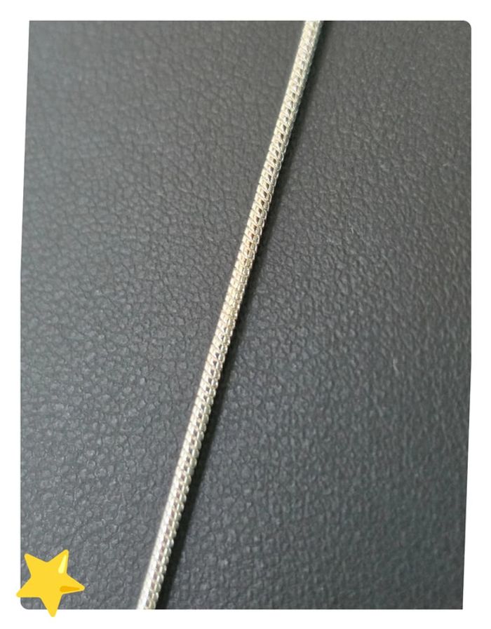 Collier maille serpent rond 1mm 60cm - photo numéro 5