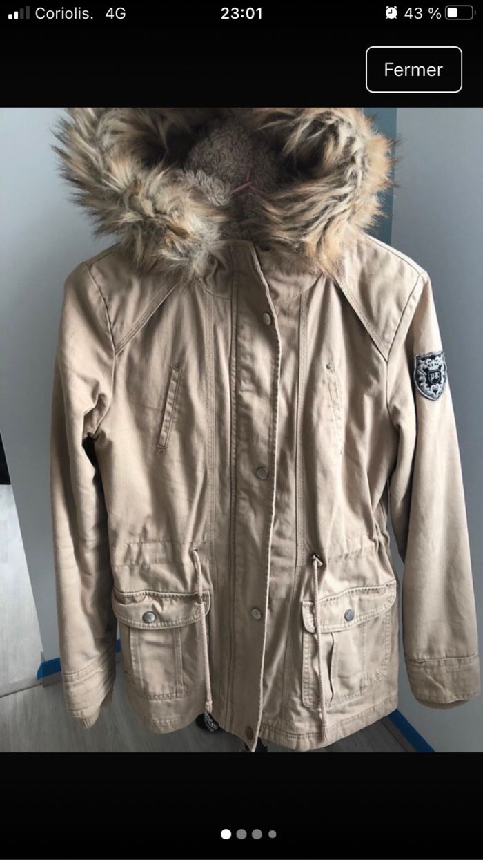 Manteau beige