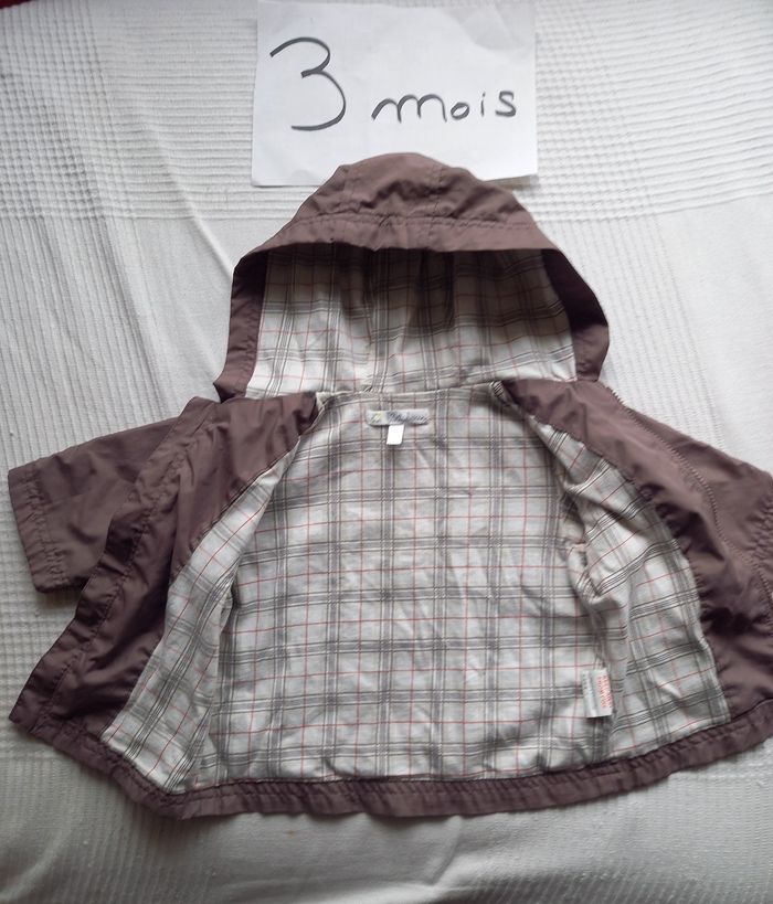 Manteau léger/coupe vent garçon 3 mois - photo numéro 3