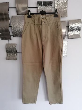 Pantalon vert taille haute Cache Cache taille 38