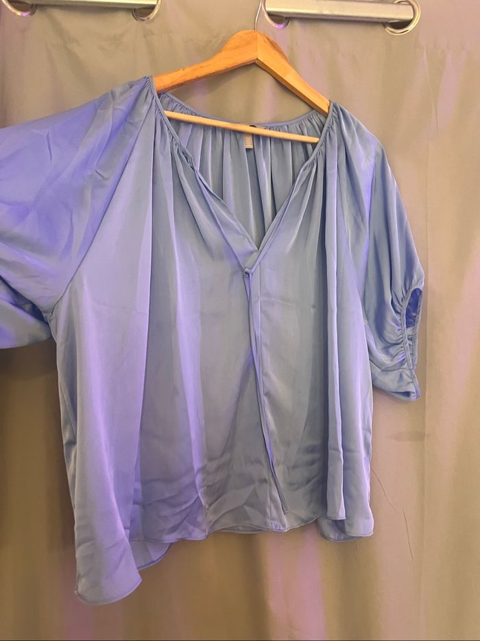 BLOUSE À NOUER OVERSIZE - photo numéro 3