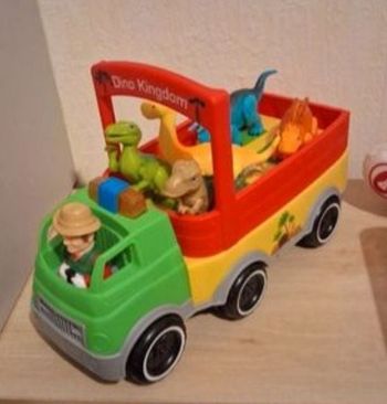 Camion sonore dinosaure éveil