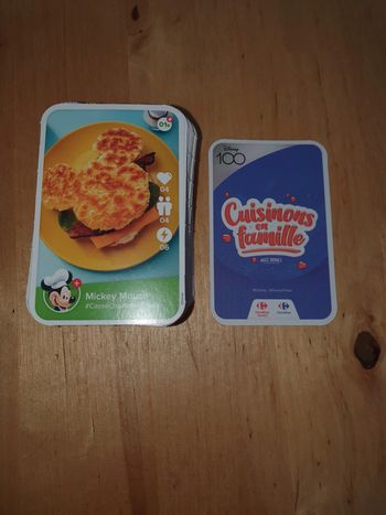 cartes cuisinons en famille complet disney