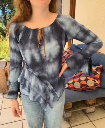 Haut vintage T40 bleu