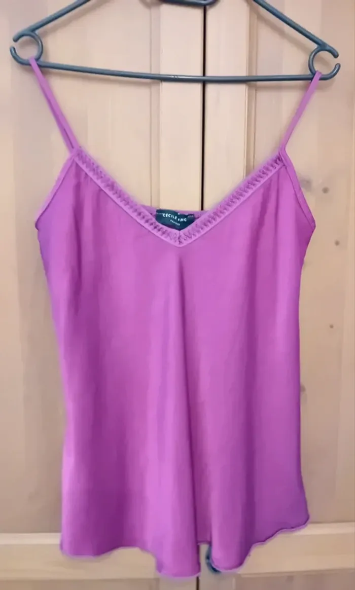 Top fushia satiné - photo numéro 6
