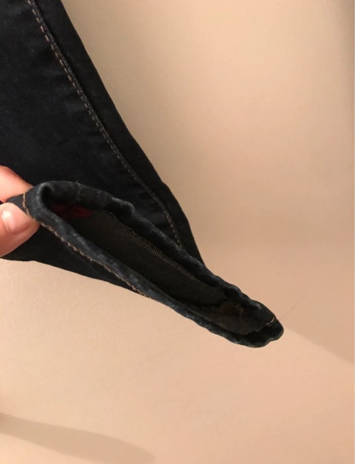 garçon jean taille 12 ans marque creeks se resserre à la taille boutons et élastiques brut délavé - photo numéro 5