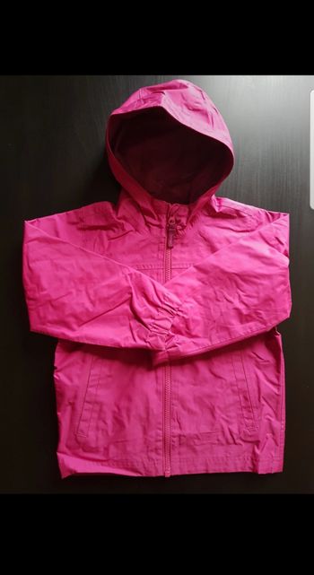 Veste à capuche imperméable enfant fille 4 ans