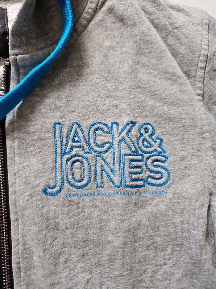 Veste zippée à capuche homme Jack and Jones taille S VINT - photo numéro 4