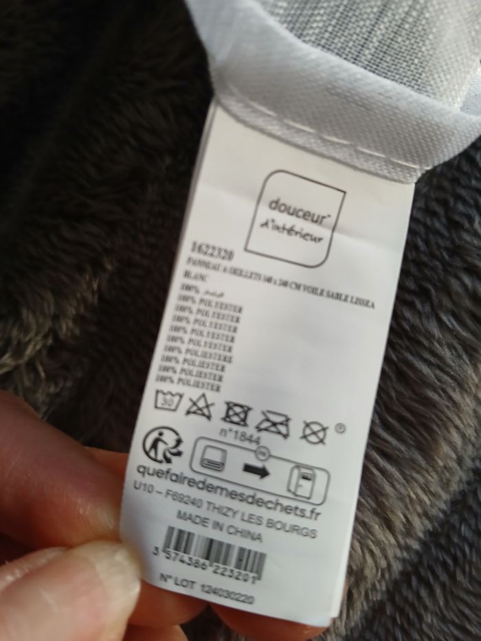 1 rideaux voilage. - photo numéro 5