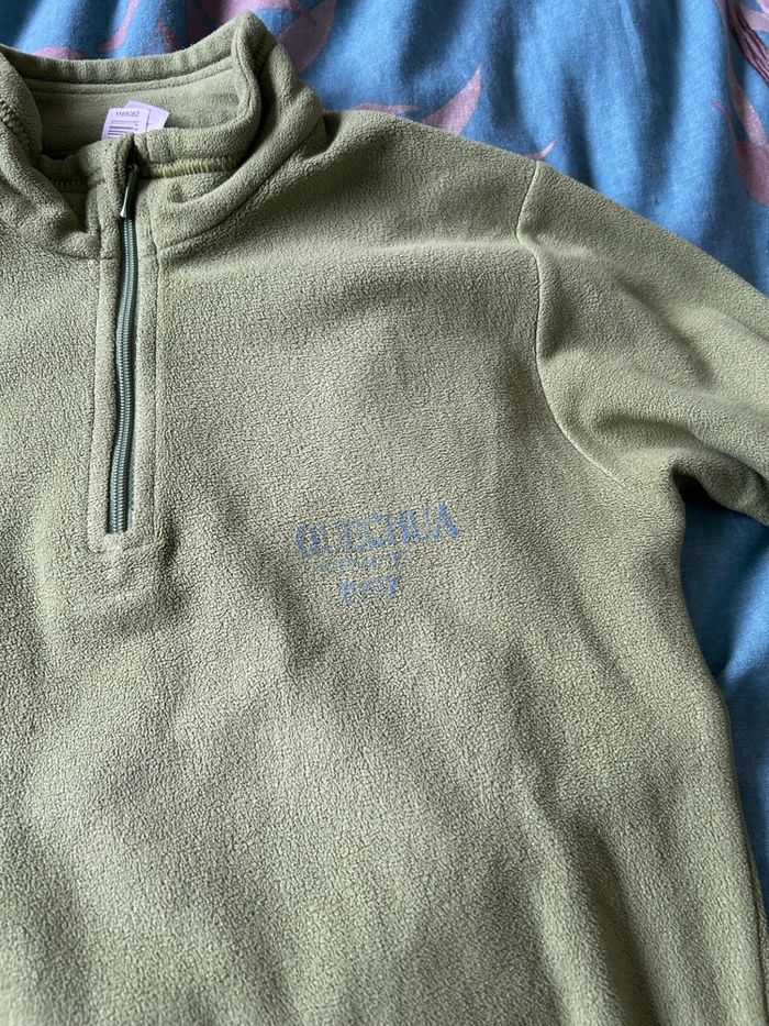 Pull polaire vert Quechua 8 ans - photo numéro 2