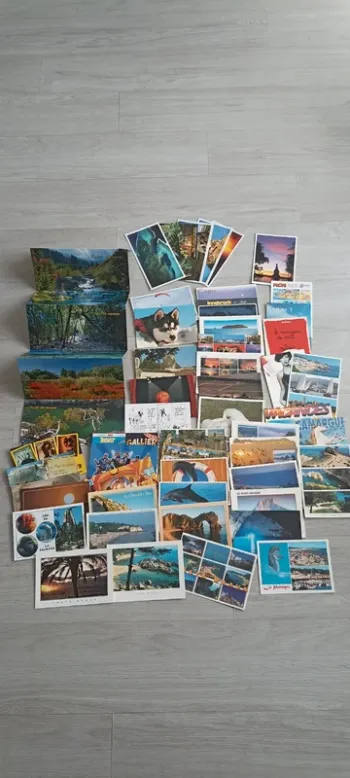 Lot de 58 cartes postales neuves