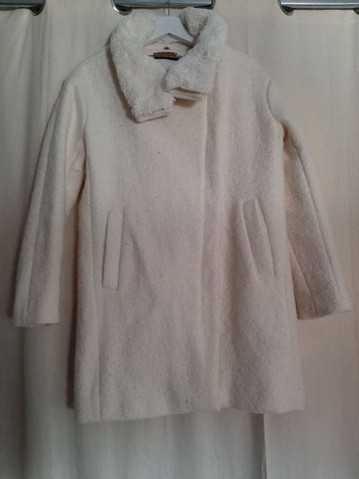 Manteau col velours pull & bear