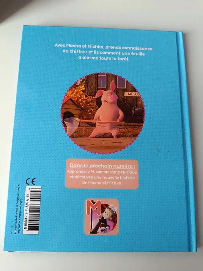 livre l'ABC misha et michka chiffre 1 - photo numéro 2