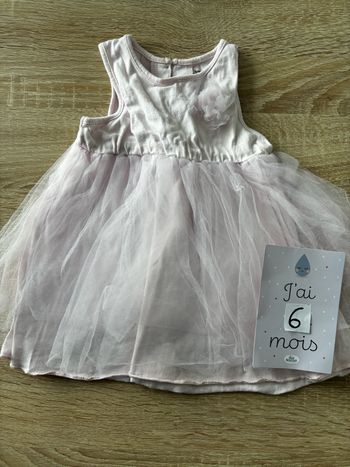 Robe tutu rose Vertbaudet t.6m