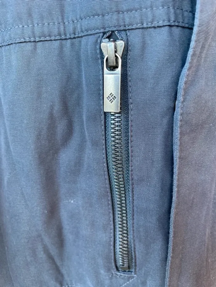Columbia Coupe-Vent Gris à Capuche Homme M – Veste Windbreaker Zip - photo numéro 5