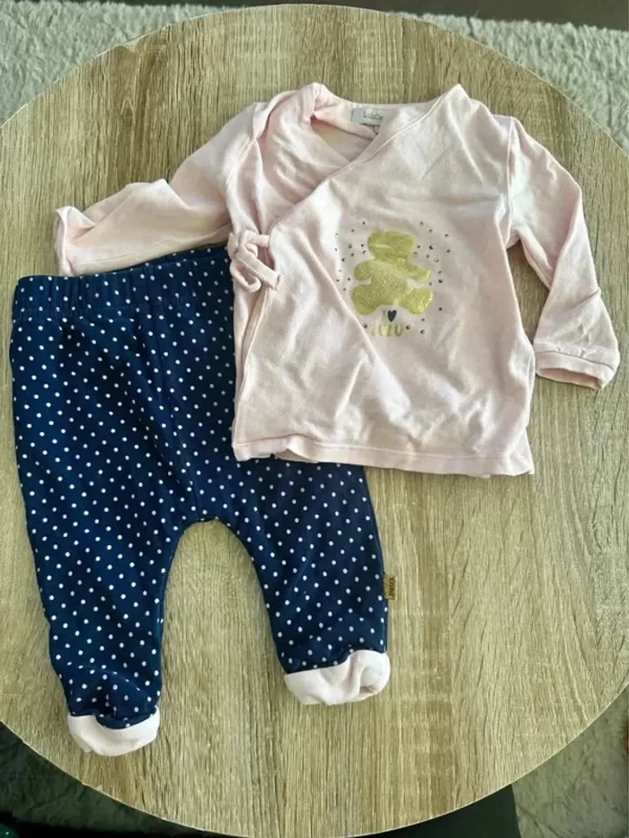 Ensemble fille lulu castagnette 6 mois - photo numéro 2