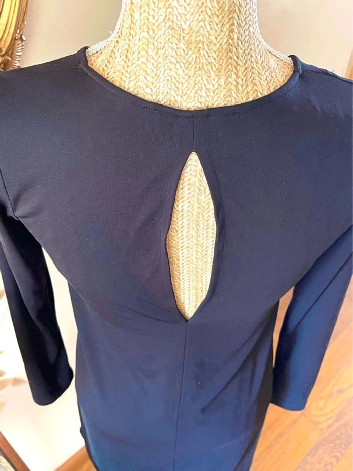 Robe Noire à Manches Longues style patineuse - Zara - Taille M - photo numéro 12