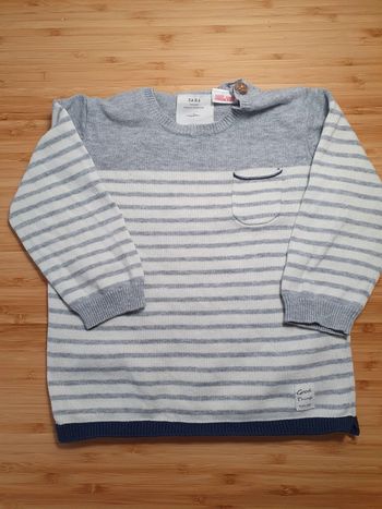 Pull Zara été léger sweater sweat 12 18 mois Zara