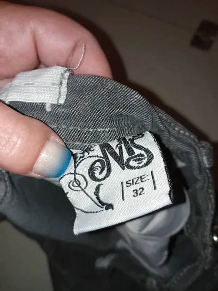Jean sismix taille 32 gris élastique réglable - photo numéro 9
