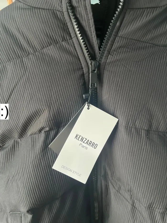 Superbe veste à capuche avec doublure taille S marque Kenzarro Paris - photo numéro 2