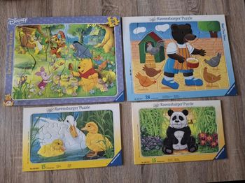 Lot de 4 puzzles